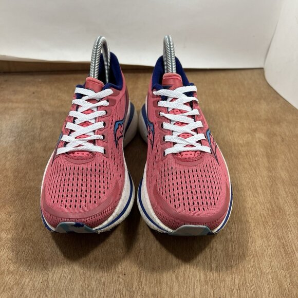 Saucony Endorphin Speed 3 Women Size 7 Pink Blue White Running Shoes Sneakers - Picture 2 of 11